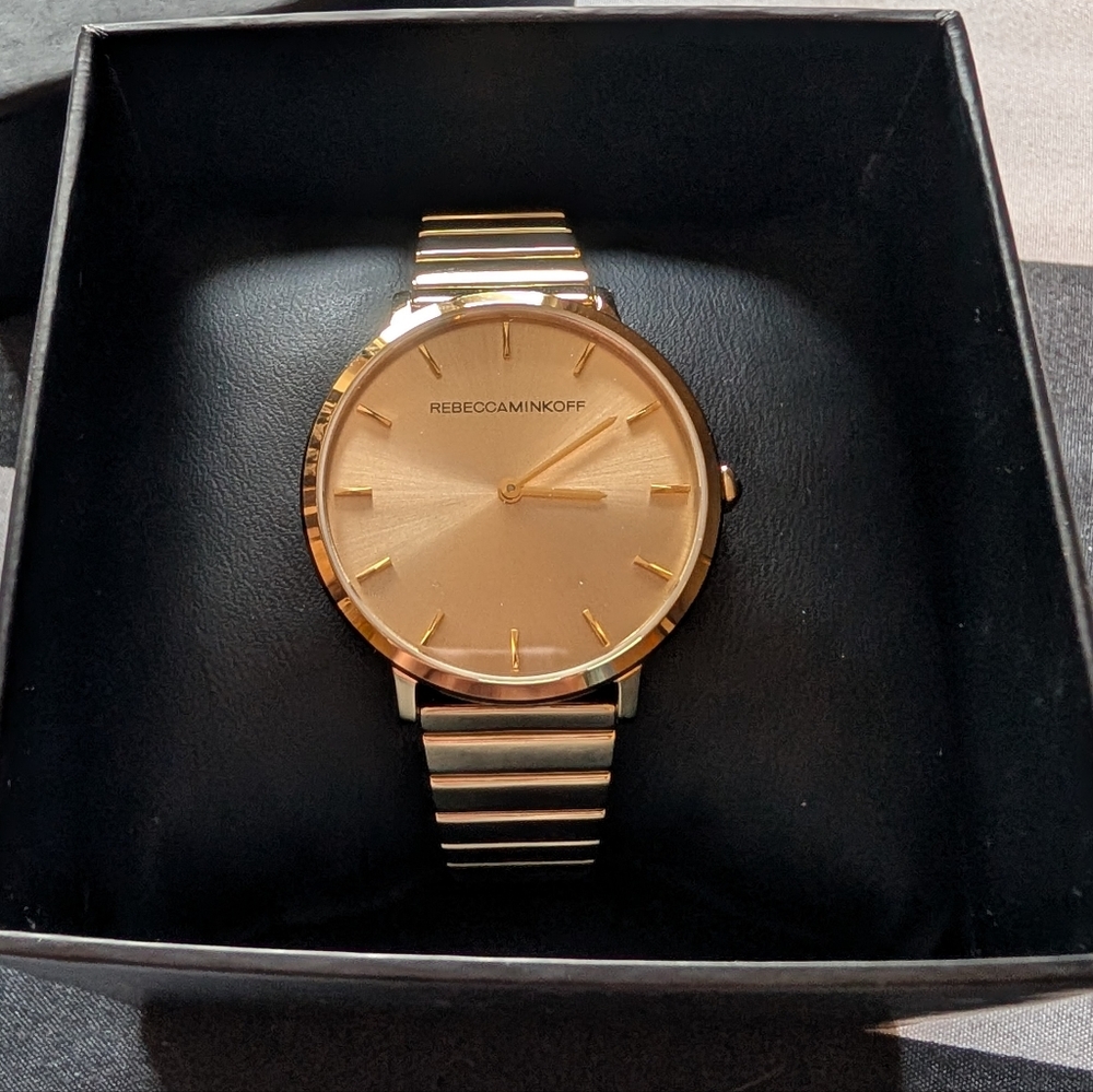 Rebecca Minkoff Major All Gold Slimfit Watch